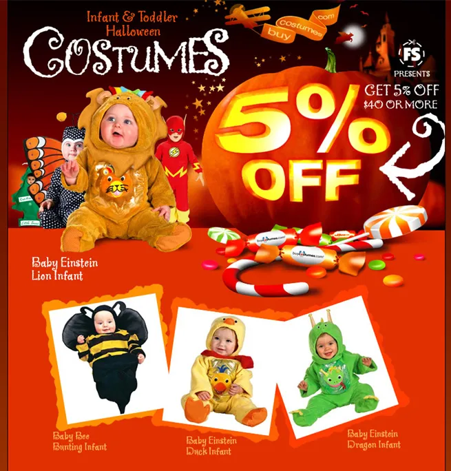 Landing page for BuyCostumes.com