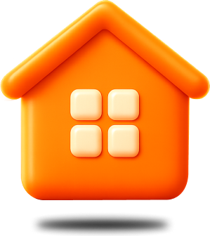 3D Orange House