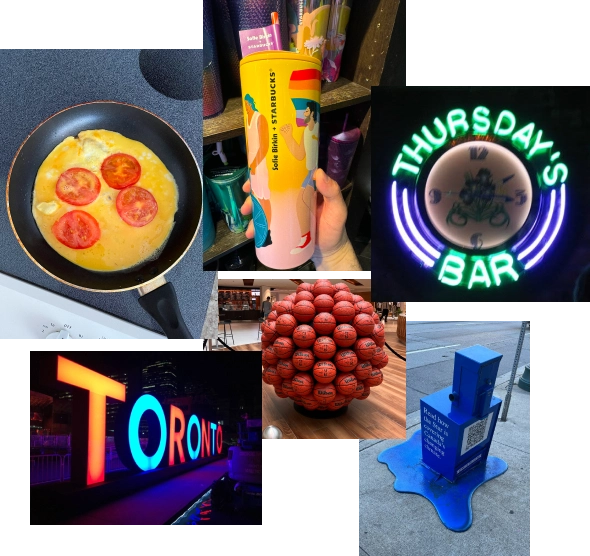 Collage of images that can serve as design inspiration