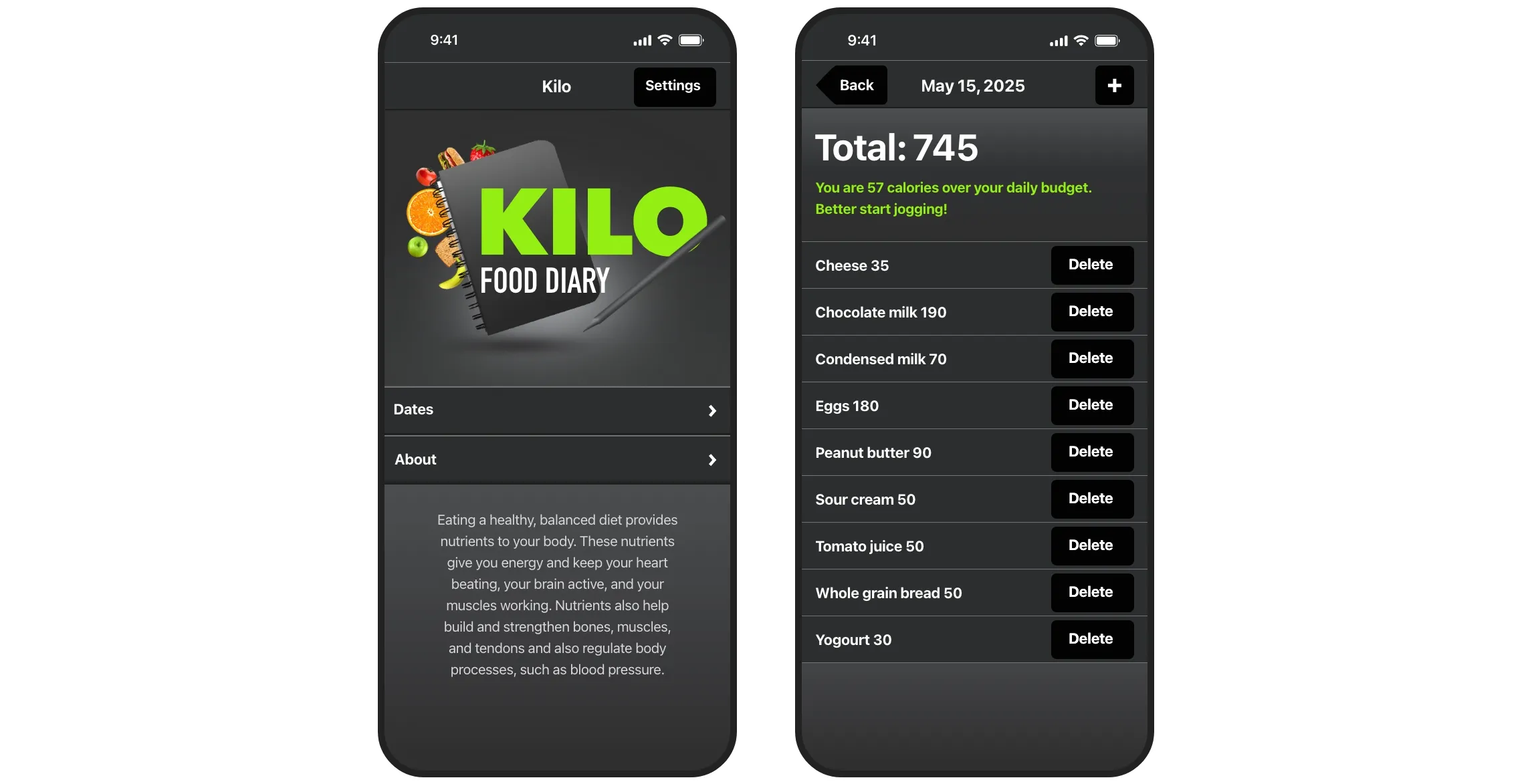 Kilo mobile app