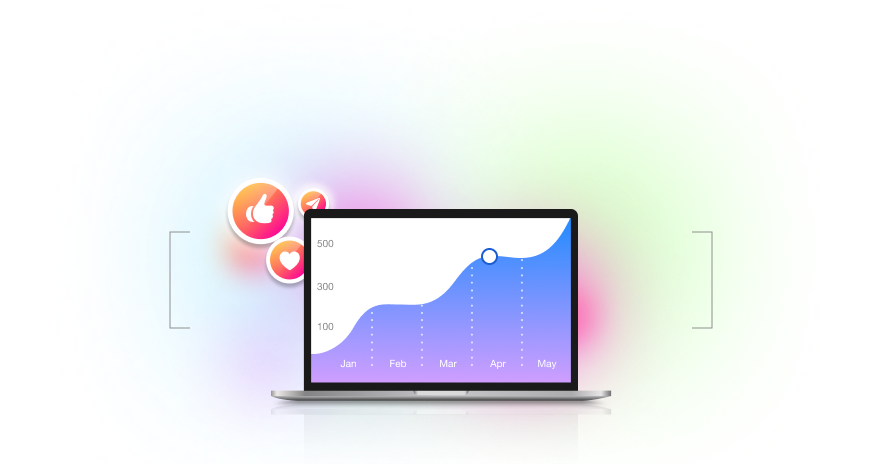 Laptop showing high metrics